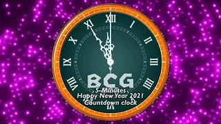 Happy New Year 2021 - 5 Minutes Countdown Clock (BBC News Remix)