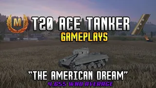 T20 Ace Tanker Gameplay - T20 3  Marks of Excellence II World of Tanks Console - 5.9k Combined
