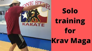 Solo training for Krav Maga