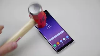 Samsung Galaxy Note 8 Hammer & Knife Scratch Test