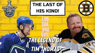 There Will Never Be Another Tim Thomas | His Best Work from the 2011 NHL Stanley Cup Playoffs |