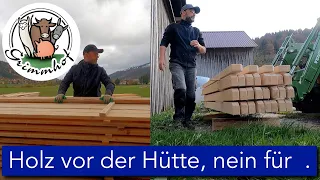 FarmVLOG#87 - Holz vor der Hütte. NEIN, für die