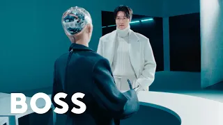 Lee Minho and Sophia the Robot launch the FW23 Fashion Show | BOSS