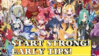 DISGAEA RPG EARLY TIPS TO START STRONG!