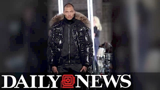 'Hot convict' Jeremy Meeks makes New York Fashion Week debut at the Philipp Plein show