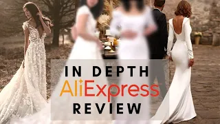 I Tried AliExpress Wedding Dresses - Haul & Try Ons