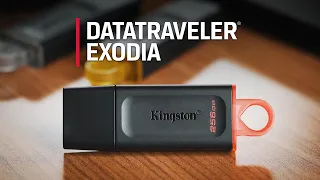 Kingston USB 3.2 DT Exodia: простой доступ и быстрая передача файлов