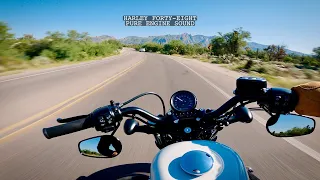 Harley Davidson 48 Summer Morning Ride | Pure Engine Sound