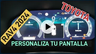 personaliza tu pantalla toyota rav4 2024