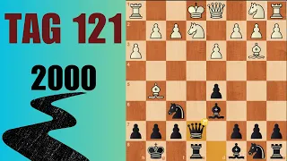 Ich spiele jeden Tag Schach bis 2000 ELO - Tag 121