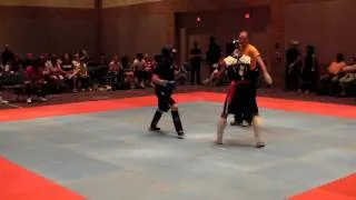 Full Contact Kung Fu Sanda Match / Martial Arts Plano