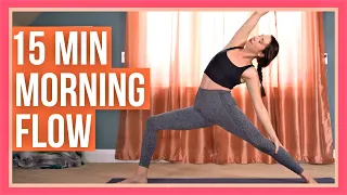 15 min Morning Yoga Flow - ENERGIZING MORNING YOGA