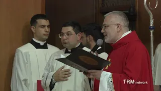 Il saluto di don Antonio Savone al nuovo vescovo di Potenza-Muro Lucano-Marsico Nuovo, Carbonaro