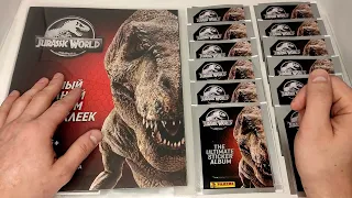 Jurassic World. Распаковка и пополнение коллекции наклеек от Panini. Серия 3