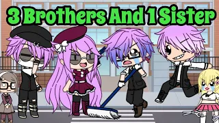 If I Was In 3 Brothers And 1 Sister BUT I AM THE MOST GENIUS ONE Gacha Life Mini Movie Skit