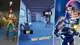 What happens If Kit Meets Jules (2 bosses meet each other) - Fortnite