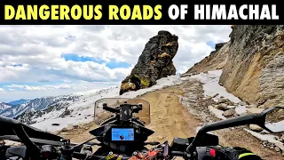 the most DANGEROUS ROADS of HIMACHAL | Dodra to Chanshal Pass | Reached Kufri | Day-5