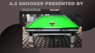 shender snooker table(black and silver)(manufacturer by A.S snooker factory)0324-4837803 03244347577