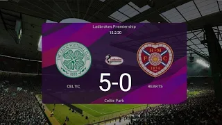 Celtic 5-0 Hearts (FAN HIGHLIGHTS) 12.2.20