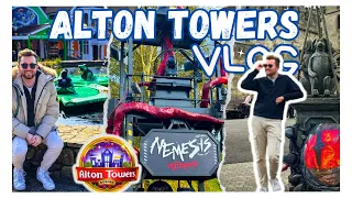ALTON TOWERS VLOG 🎢 Nemesis Reborn, Staying at the Alton Towers Hotel, Rollercoaster Restaurant