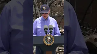 President Biden's first remarks after arriving in Maui, Hawaii #shorts