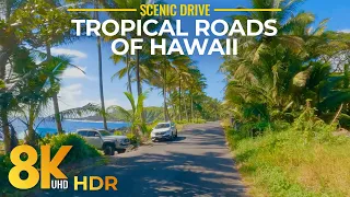 8K HDR Scenic Coastal Road Trip in Hawaii - Unveiling the Beauty of the Big Island