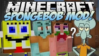 Minecraft | SPONGEBOB MOD! (I Saved Bikini Bottom!) | Mod Showcase