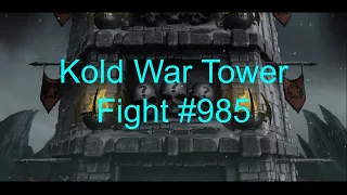 Kold War Tower Fight #985 - Mortal Kombat Mobile