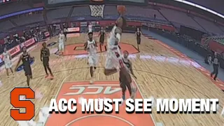 Syracuse's Alan Griffin Smashes The Alley-Oop Dunk | ACC Must See Moment