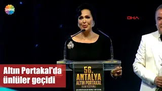 Altın Portakal'da ünlüler geçidi