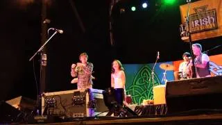 Gaelic Storm at the 2013 Pittsburgh Irish Festival - Darcey's Donkey