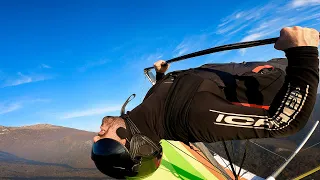 Loop and spin - Aerobatic Training ( Hang Gliding )