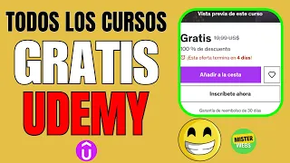 CÓMO tener CURSOS GRATIS en UDEMY 👉 ¿Cómo ACCEDER a TODOS los Cursos SIN PAGAR? ✅