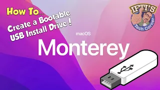 Apple Mac OSX 12 Monterey - How to Create a Bootable USB Flash Drive - GUIDE!