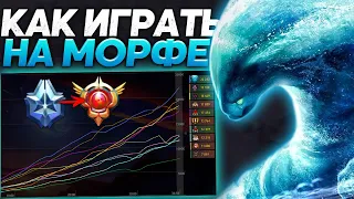 ДАХАК РАЗБИРАЕТ ИГРУ СТРИМЕРА! / КАК ИГРАЕТ ПЛАТИНОВЫЙ МОРФЛИНГ? / Morphling Dota 2