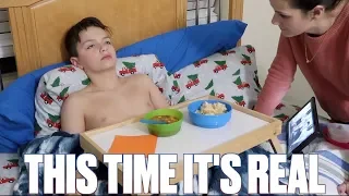 FAKING SICK TO SKIP SCHOOL KARMA GETS OLDER BROTHER! CHECKED OUT OF SCHOOL SICK