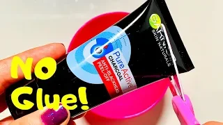 Will It Slime? How to make slime with peel off face mask? No Glue Slime DIY