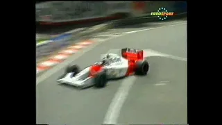 F1 1992 Monaco : Qualifying @ Eurosport