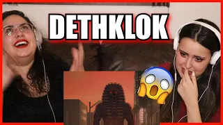 HE WHAT??? Dethklok - I Ej*culate Fire !!! | TWO SISTERS REACT