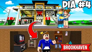 RETO: VIVO ESCONDIDO DEBAJO DE LA CASA DE MI VECINO en BROOKHAVEN! 🤣🏡 - Roblox YoSoyLoki