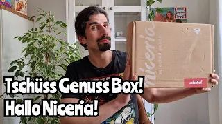 Unboxing der Niceria Box von Brandnooz (?) | Genuss Box abgesägt