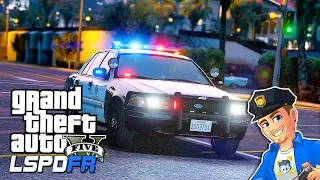 GTA 5 LSPDFR One Call - LAPD Pursuit | GTA 5 LSPDFR Realistic Police Patrol | CVPI ELS