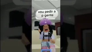 PEDINDO PIZZA CANTANDO. #memes #roblox #shorts