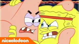 Губка Боб Золотые моменты | Битва на ринге | Nickelodeon Россия