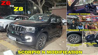 Mahindra Scorpio N Z6 Super Luxury Full Interior ✅ और Exterior Modification ✅