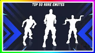 Fortnite TOP 50 RARE EMOTES in March 2024!