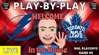 PLAY-BY-PLAY NHL PLAYOFFS GAME TAMPA BAY LIGHTNING VS TORONTO MAPLE LEAFS