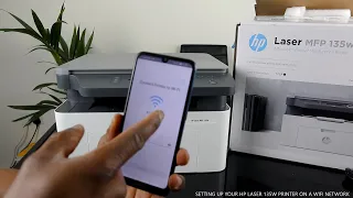 Setting Up Your HP Laserjet  Printer On A WIFI Network