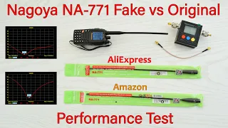 Nagoya NA-771 Fake vs Original Antenna Comparison Test