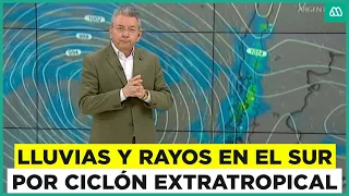 Intensas lluvias en la zona sur del país: Los efectos del ciclón extratropical que llega a Chile